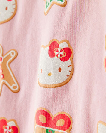 Filles - T-shirt &agrave; manches longues imprim&eacute; Hello Kitty&reg; de No&euml;l - Rose, 