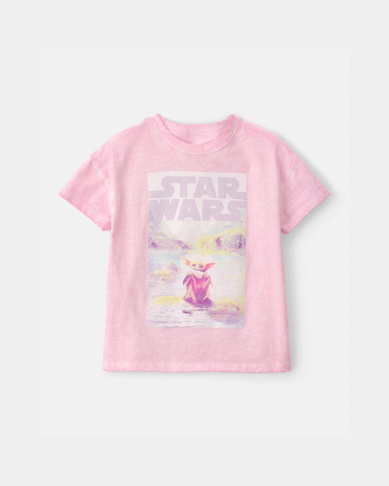 Tout-petit fille - T-shirt &agrave; imprim&eacute; Star Wars - Rose, image 1 sur 2 diapositives