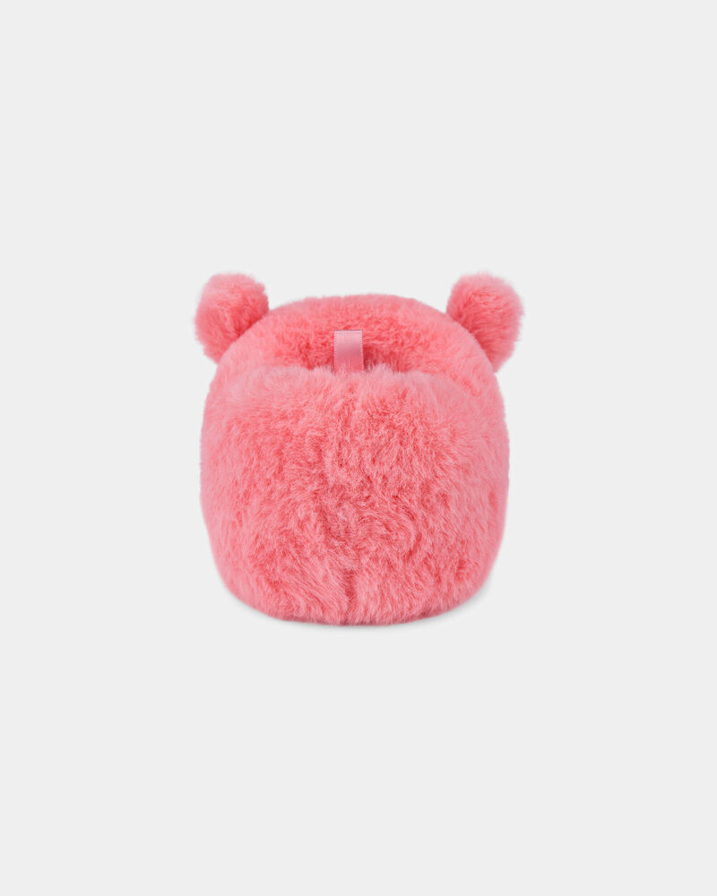 Girls Cozy Monster Slippers - Pink, image 3 of 7 slides