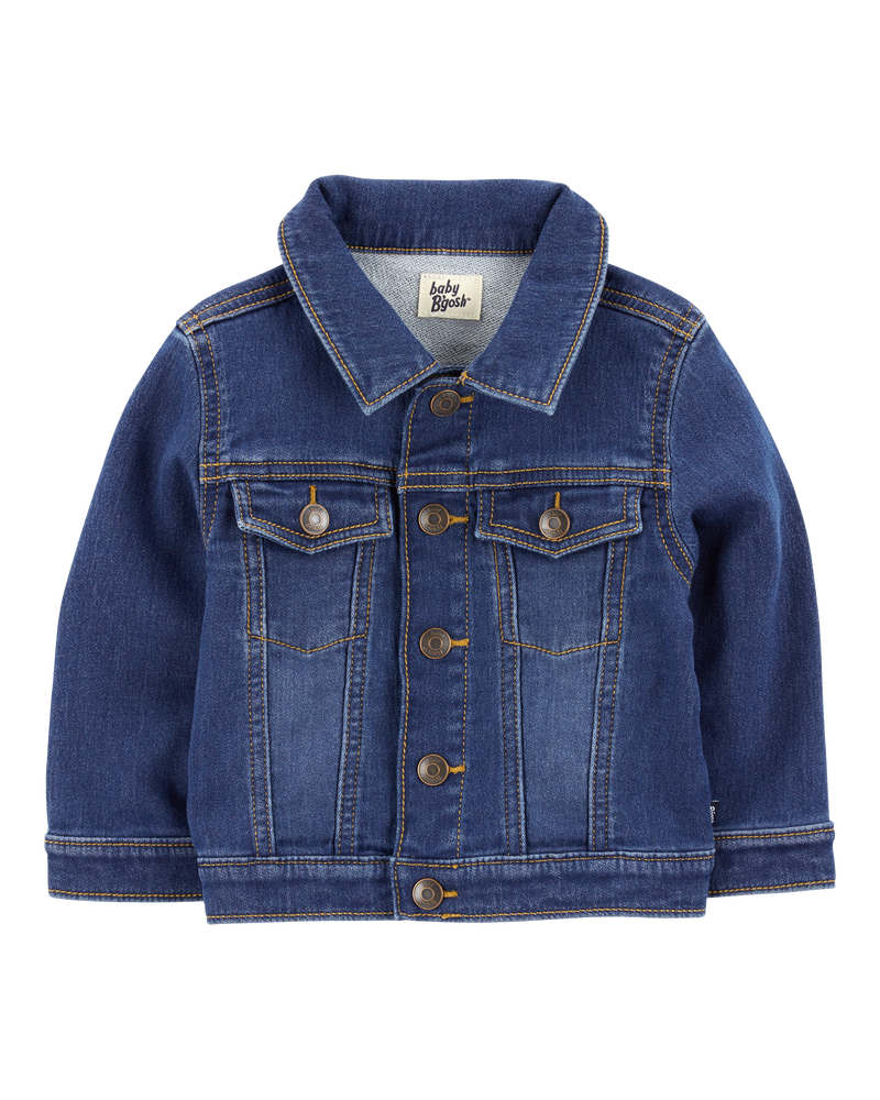Baby Boys Baby Classic Knit Like Denim Jacket 9M OshKosh Bgosh