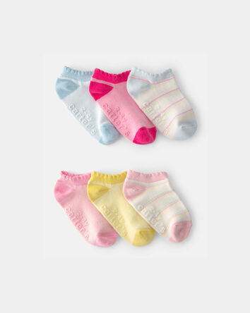 Tout-petit fille -  6 paires de chaussettes ultra basses, 