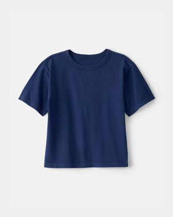 Gar&ccedil;ons - T-shirt &agrave; manches courtes - Bleu marine, 