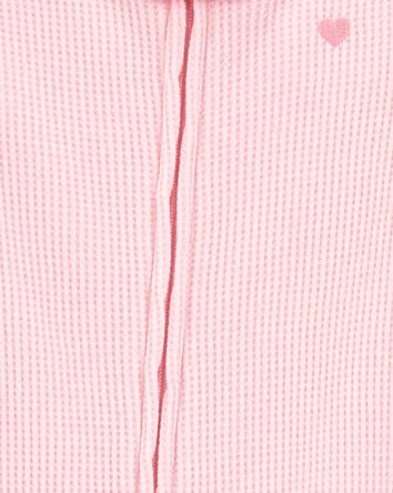 Baby 1-Piece Heart Thermal Footie Pyjamas, 