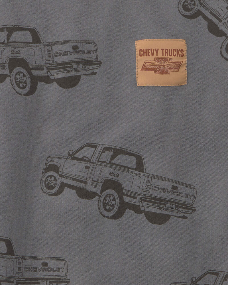 Boys 'Chevrolet' Car Pullover Sweatshirt - Gray, image 2 of 2 slides