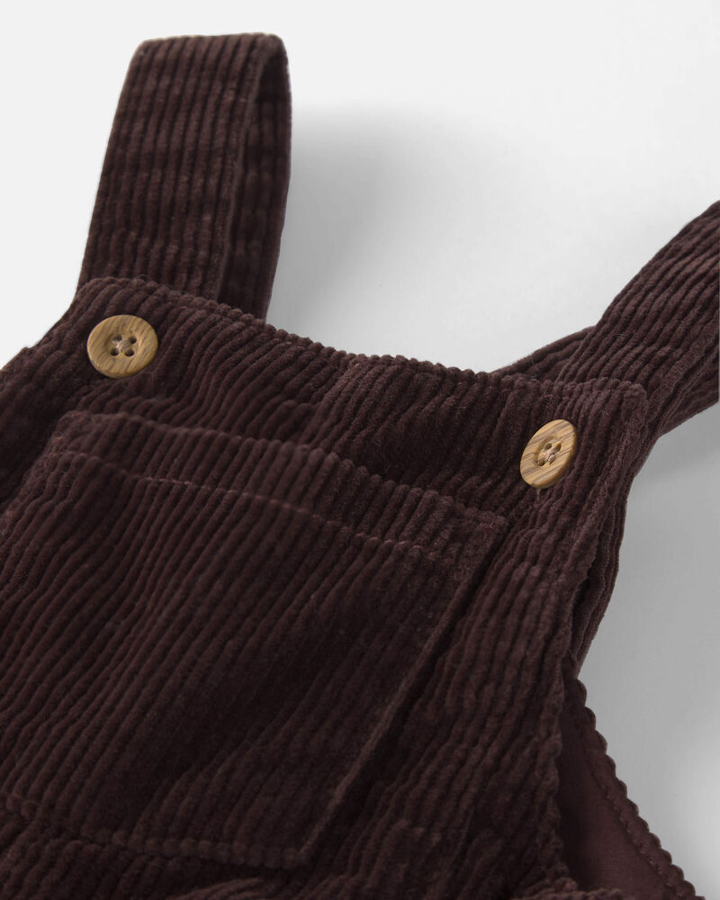 Baby Organic Cotton Corduroy Overalls, image 3 of 5 slides