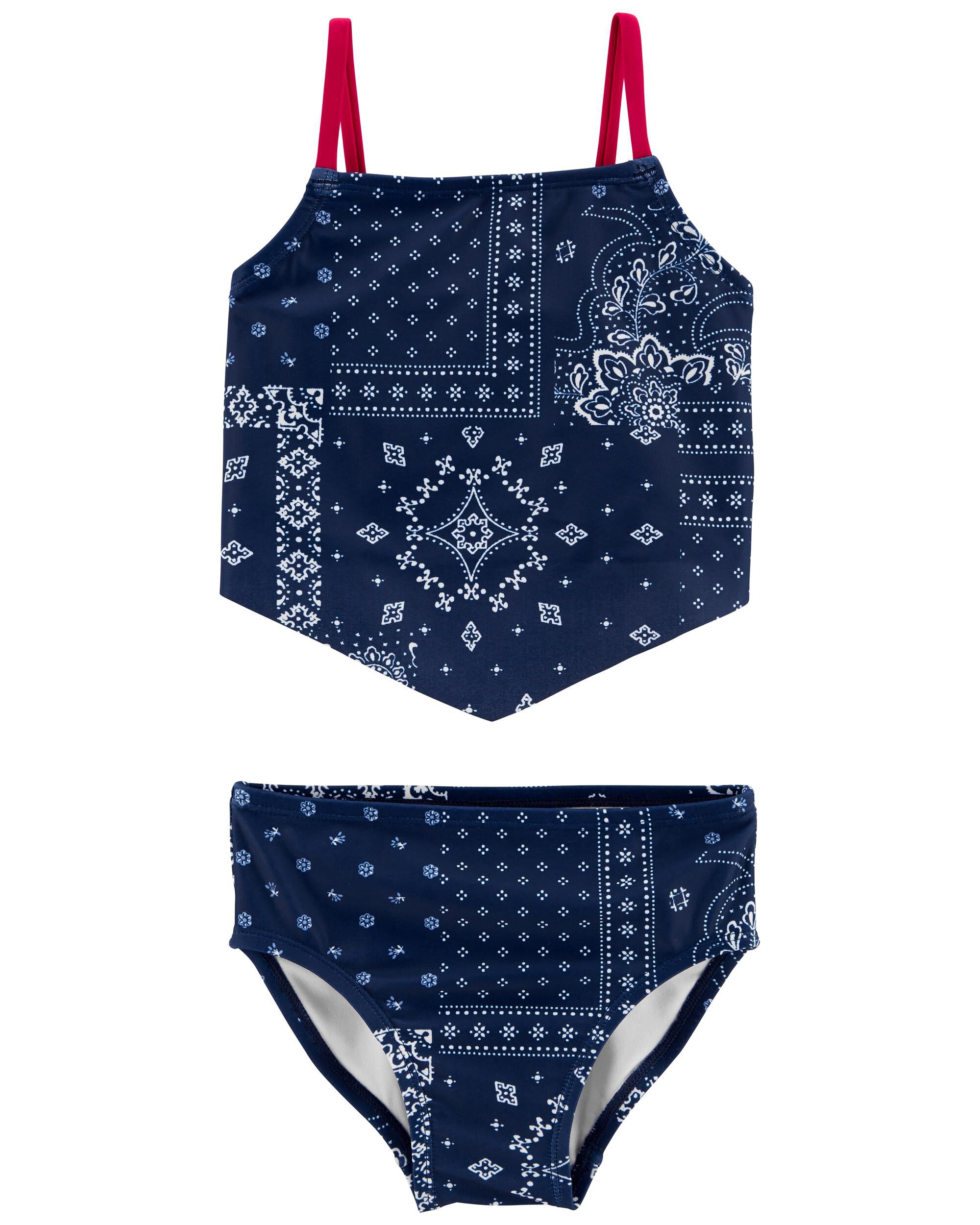 Blue on sale bandana swimsuit