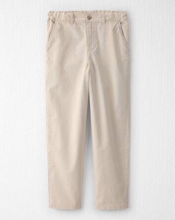 Boys Linen Pants Made with Organic Cotton, 