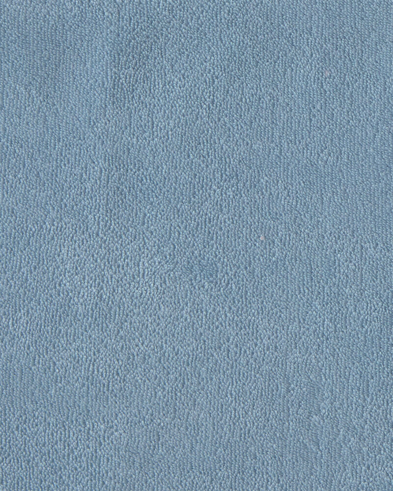 B&eacute;b&eacute; - Emballage 6 d&eacute;barbouillettes en tissu &eacute;ponge &agrave; motif ourson - Bleu, image 3 sur 3 diapositives