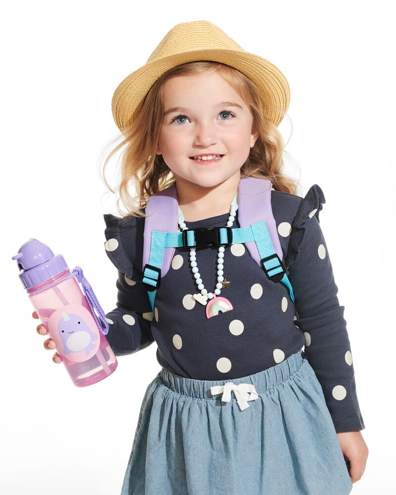 ZOO Straw Bottle - 13 oz - Narwhal, image 3 of 4 slides