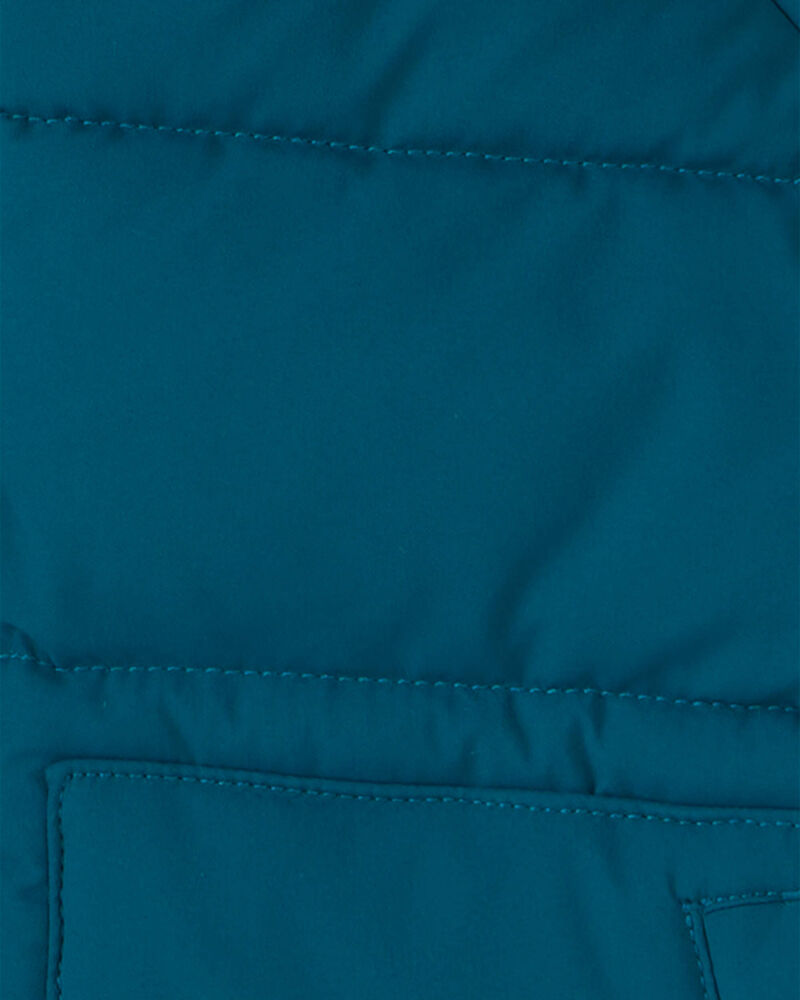 Toddler Boy Bubble Urban Jacket- Teal, image 3 of 4 slides
