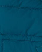Toddler Boy Bubble Urban Jacket- Teal, image 3 of 4 slides
