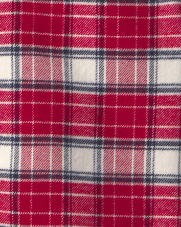 Baby Boy Organic Cotton Flannel Button-Down Shirt, 
