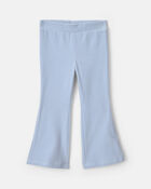 Toute-petite fille &ndash; Pantalon &agrave; enfiler en molleton &ndash; Bleu, image 1 sur 3 diapositives
