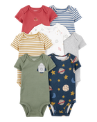 Baby Boy 7-Pack Short-Sleeve Original Bodysuits, image 1 of 11 slides