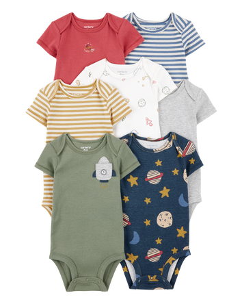 Baby Boy 7-Pack Short-Sleeve Original Bodysuits, 