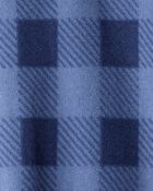 Baby Boy Yeti Plaid Loose Fit 1-Piece Pyjamas, image 4 of 5 slides