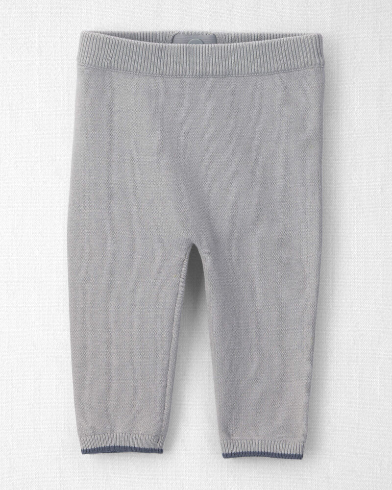 Baby 2-Piece Organic Cotton Sweater Knit Top & Pant Set, image 2 of 5 slides