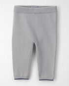 Baby 2-Piece Organic Cotton Sweater Knit Top & Pant Set, image 2 of 5 slides