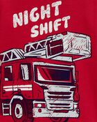 Baby 4-Piece Firetruck 100% Snug Fit Cotton Pyjamas, image 2 of 4 slides
