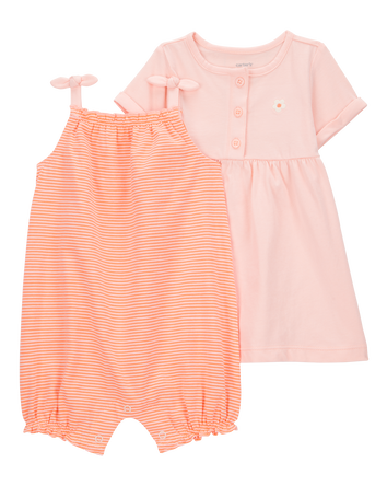 Baby 2-Piece Dress & Romper Set, 