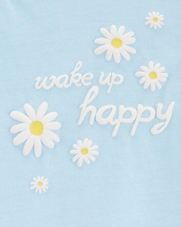 Kid 2-Piece Daisy Loose Fit Pyjamas - Blue, 