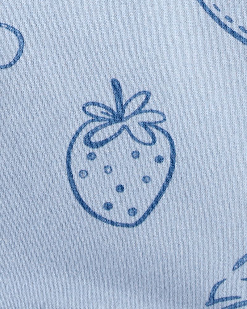 Toddler Girl Bow Icon Pull-On Stretch Leggings - Blue, image 3 of 4 slides