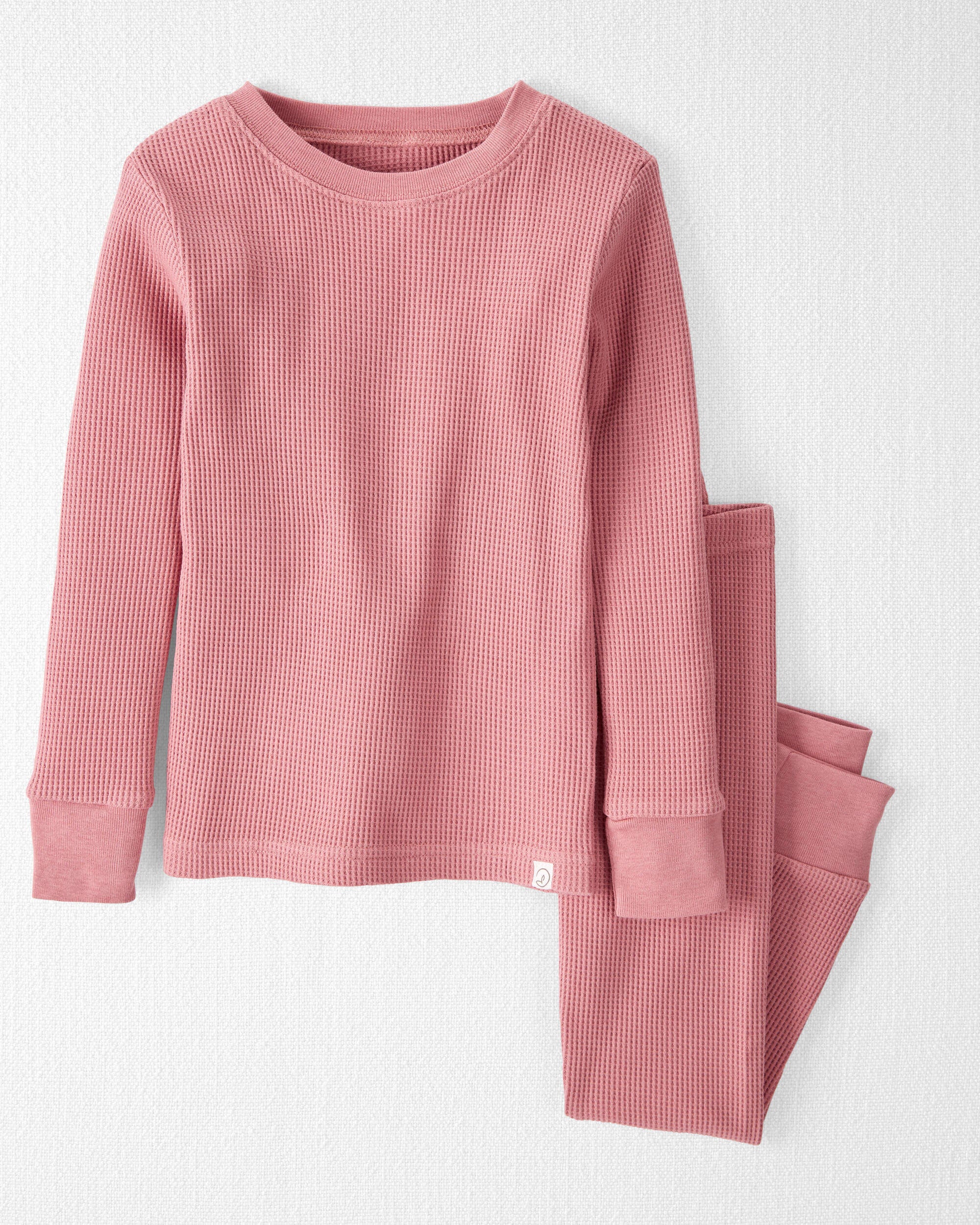 Cotton waffle knit pajamas on sale