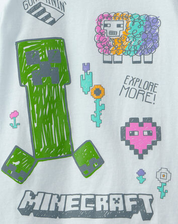 Girls Minecraft&reg; Graphic Tee - Blue, 