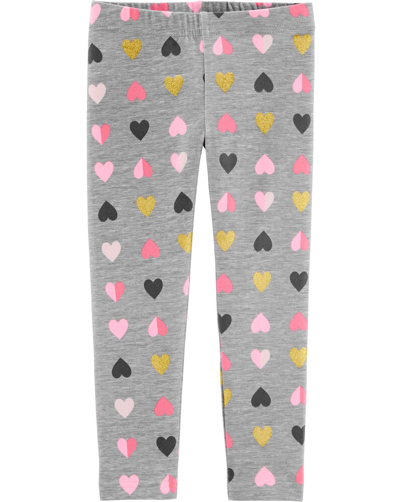 Glitter Heart Leggings