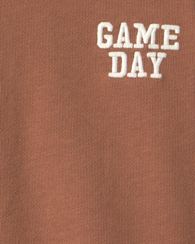 Toddler Organic Cotton 'Game Day' French Terry Sweatshirt, image 4 of 5 slides
