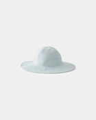 Toddler Girl Reversible Lemon Swim Hat - Blue, image 3 of 4 slides