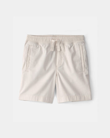 Boys Solid Easter Pull-On Fashion Shorts - Ivory, 