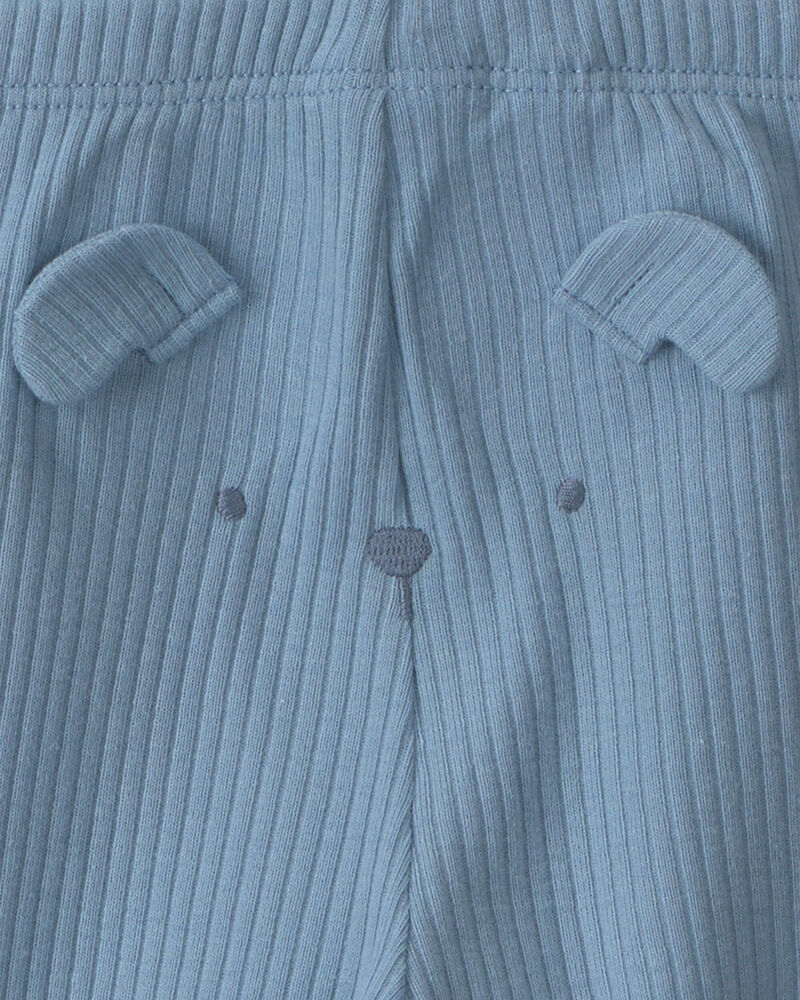 B&eacute;b&eacute; gar&ccedil;on - Ensemble 3 pi&egrave;ces cache-couche et pantalon &agrave; motif de chien &ndash; Bleu/Gris, image 3 sur 3 diapositives