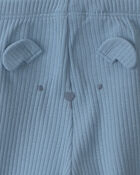 B&eacute;b&eacute; gar&ccedil;on - Ensemble 3 pi&egrave;ces cache-couche et pantalon &agrave; motif de chien &ndash; Bleu/Gris, image 3 sur 3 diapositives