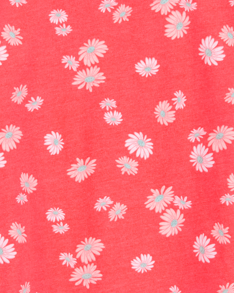 Kid Floral Short-Sleeve Tee - Orange, image 2 of 3 slides