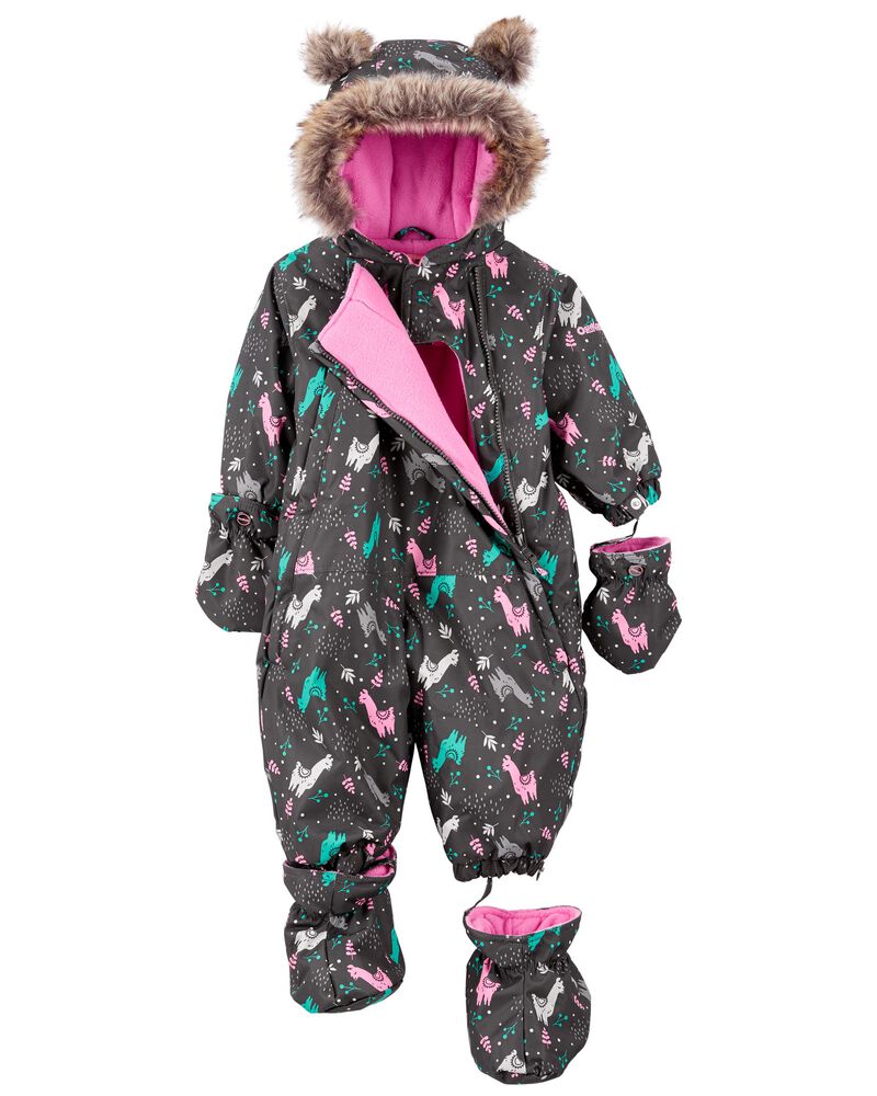 Baby 1-Piece Snowsuit, image 2 of 6 slides