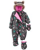 Baby 1-Piece Snowsuit, image 2 of 6 slides