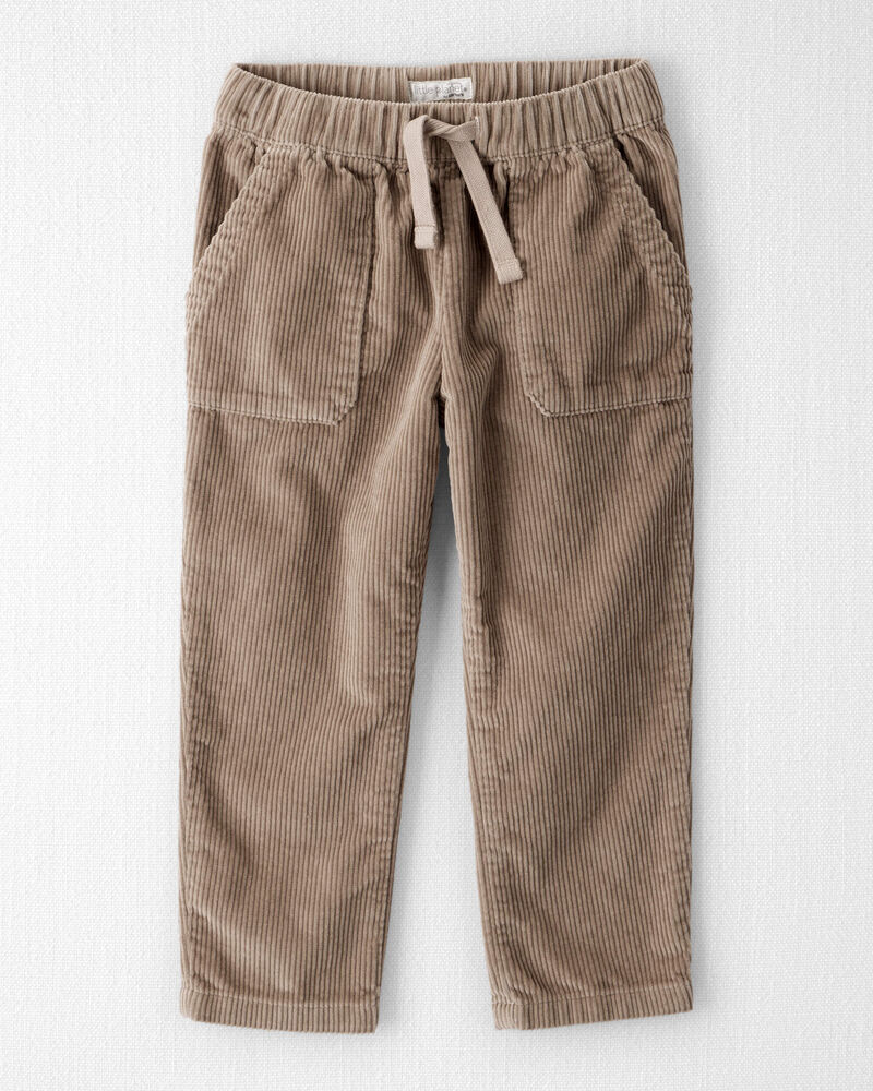 Toddler Boy Organic Cotton Corduroy Pants, image 1 of 5 slides