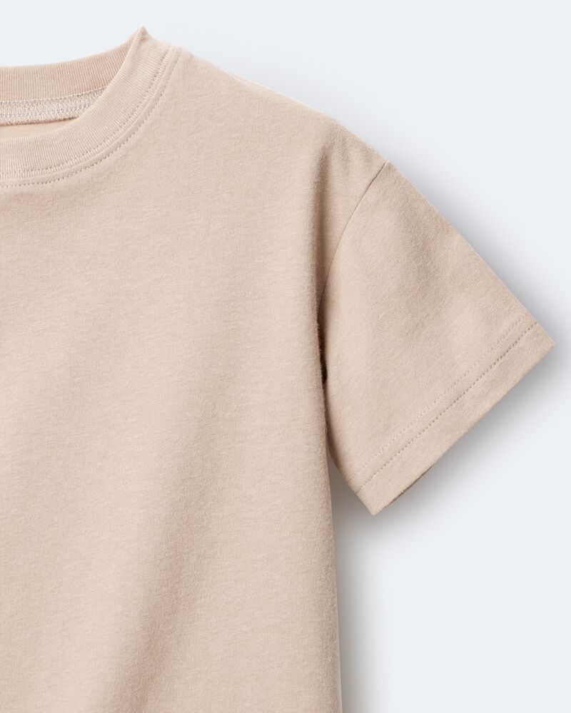 Toddler Short-Sleeve Relaxed Graphic Tee - Tan, image 6 of 6 slides