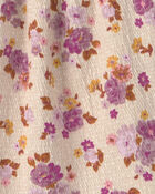 Toute-petite fille &ndash; Haut manches longues &agrave; motif floral, image 2 sur 2 diapositives