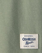 Tout-petit gar&ccedil;on - T-shirt &agrave; col henley &agrave; manches courtes - Vert olive, image 2 sur 2 diapositives