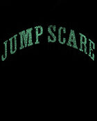 Boys 'Jump Scare' Halloween French Terry Hoodie - Black/White, image 4 of 5 slides