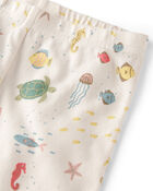 Toddler 2-Piece Organic Cotton Pyjamas in Under the Sea, image 2 of 4 slides
