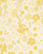 Baby Floral Flutter Dress -  Yellow, image 3 of 4 slides