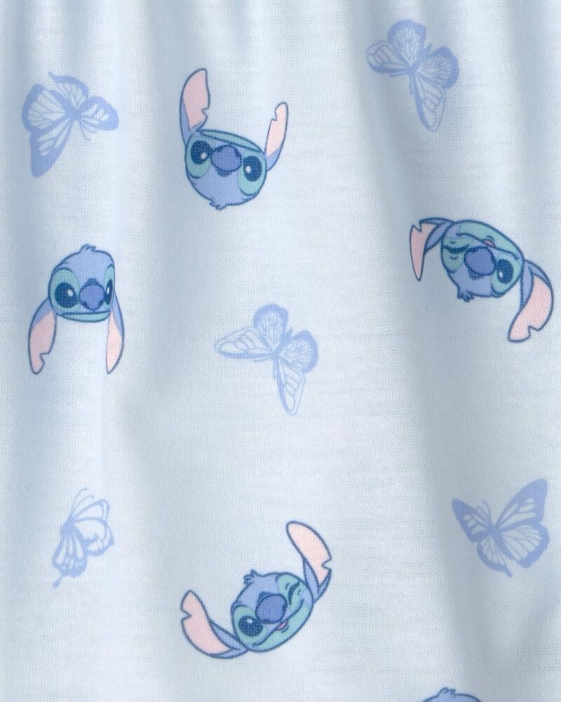 Filles - Pyjama 2 pi&egrave;ces &agrave; manches courtes Disney&copy; Lilo & Stitch - Bleu, image 5 sur 5 diapositives