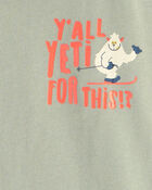 Toddler Boy Yeti Long-Sleeve Graphic Tee - Green, image 3 of 5 slides