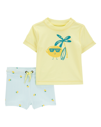 Baby Lemon Rashguard Set, 