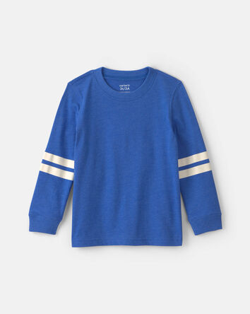 Toddler Boy Striped Long-Sleeve T-Shirt - Blue, 