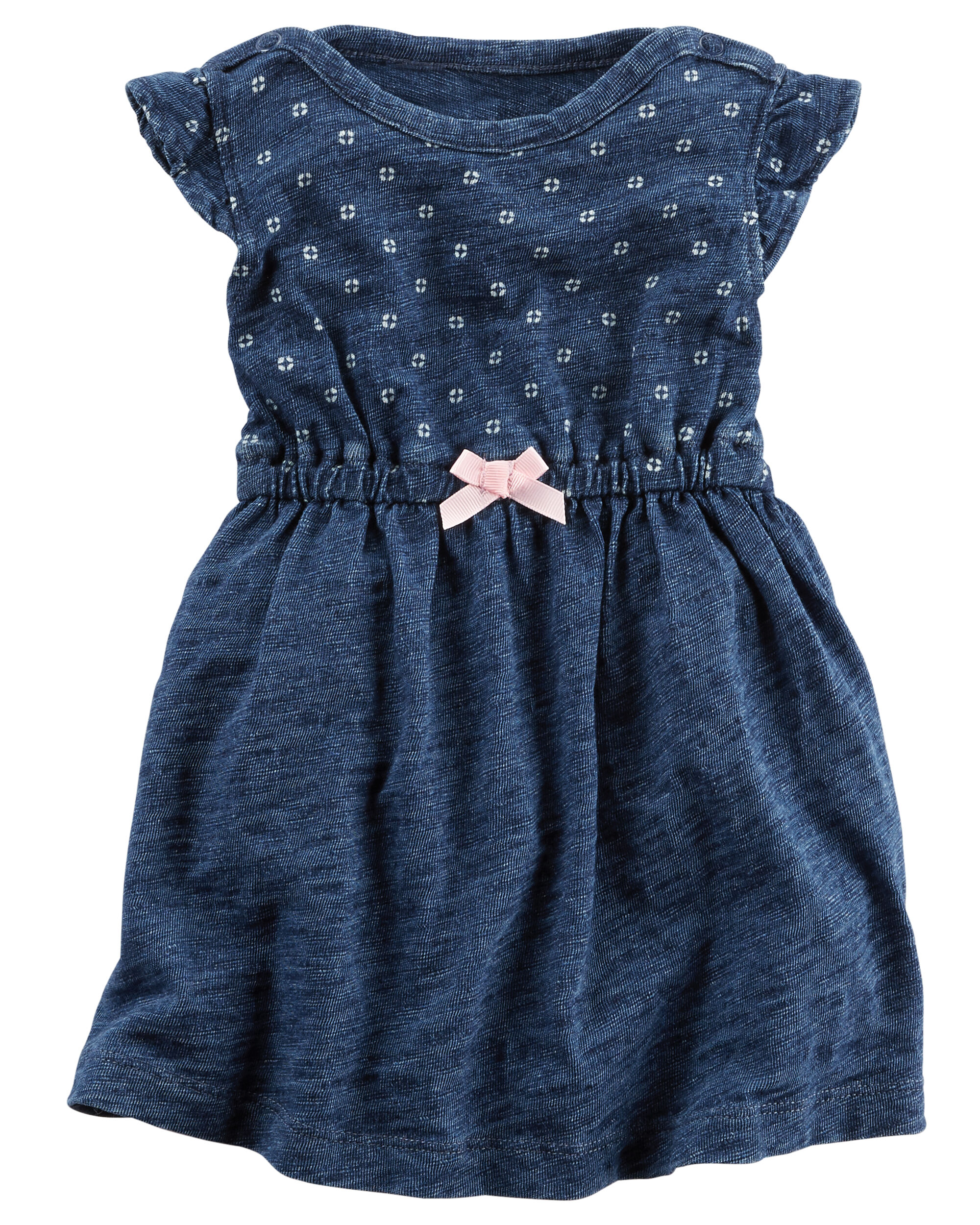 Indigo Flutter Sleeve Bodysuit Dress Carter S Oshkosh Canada