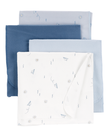 Baby 4-Pack Receiving Blankets, 
